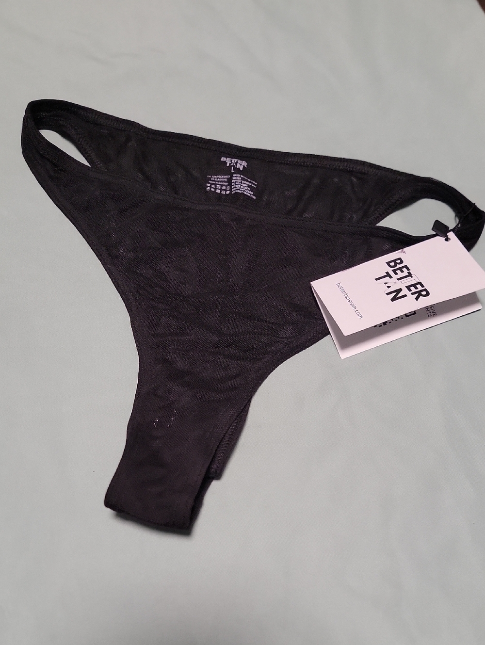 BETTER TAN Black Women's Seamless Thong